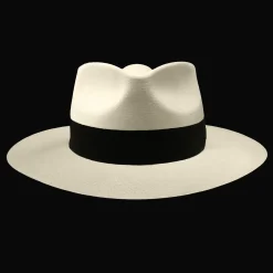 Fine Montecristi Panama Hat Fedora HandWoven by Domingo Carranza. Panama hats direct.