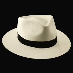 Fine Montecristi Panama Hat Fedora HandWoven by Domingo Carranza. Men's premium Panama hats.