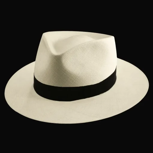 Fine Montecristi Panama Hat Fedora HandWoven Panama Hat by Domingo Carranza. Panama fedora hats.