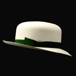 Fine Montecristi Panama Hat Optimo genuine HandWoven hat by Domingo Carranza. New brim, classic crown shape. Authentic Panama hat. Optimo hat.