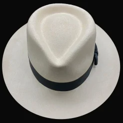 Fine Montecristi Panama Hat Fedora HandWoven Hat by Domingo Carranza Hats. Authentic Handmade Hats. Ecuadorian Hat. Men's premium Panama hats.