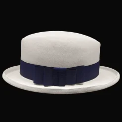 Fine Montecristi Panama Hat Homburg Genuine HandWoven Hat by Domingo Carranza. New brim model, exclusive crown shape. Homburg hat.