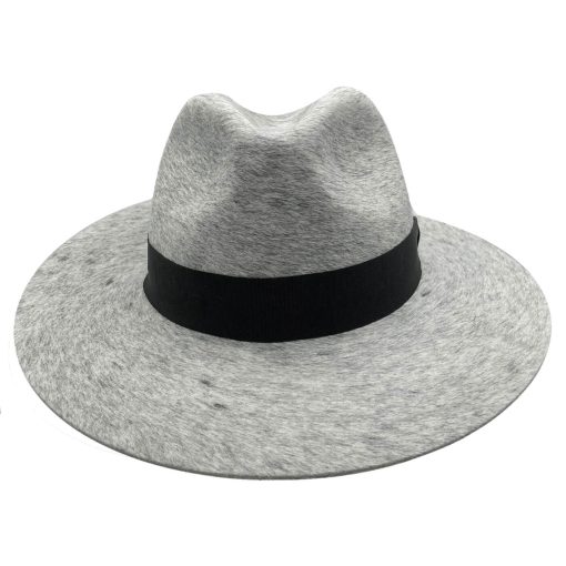Domingo Carranza Fur Felt Hat model Fedora color grey