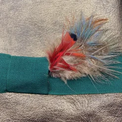 Decorative bouquet of natural feathers, of ecological origin and with animal welfare