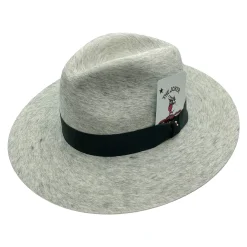 Grey Fur Felt Hatby Domingo Carranza