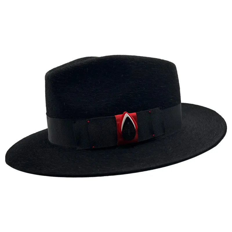 Profile-felt-hat-'Itaca'-Carranza-hats - pilehats.com Joaquín Sabina's hat by Domingo Carranza