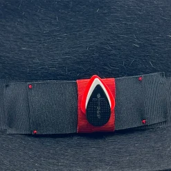 Oficial Joaquin Sabina's hat by Domingo Carranza ribbon detail