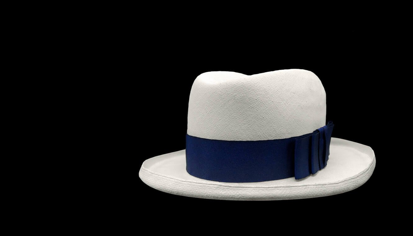 Montecristi Panama hat grade 46 Homburg Panama Hat by Domingo Carranza Hats