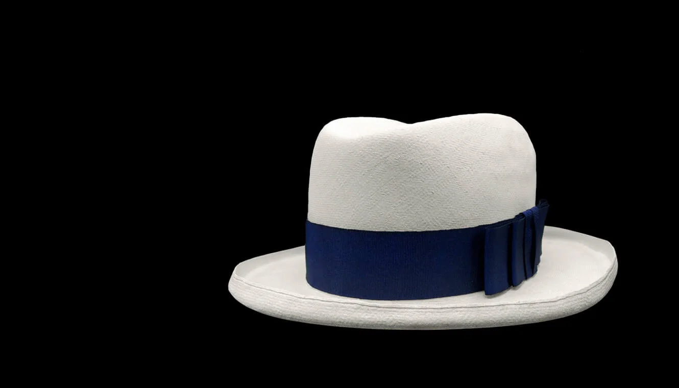 Montecristi Panama hat grade 46 Homburg Panama Hat by Domingo Carranza Hats